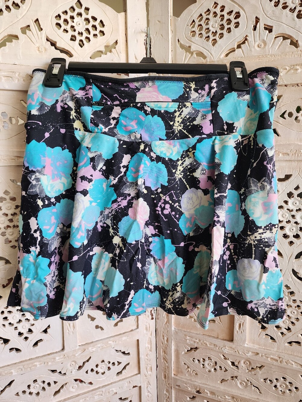 Sparkle Skirts Floral Skort- Womens Size Medium